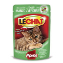 Monge Lechat Cat Wet Adult Консервы для взрослых кошек с говядиной с овощами