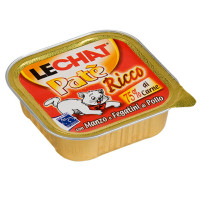 Monge Lechat Cat Wet Adult Консерви для дорослих кішок паштет з яловичиною та куркою