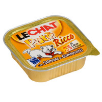 Monge Lechat Cat Wet Adult Консервы для взрослых кошек паштет с лососем и креветками