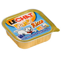 Monge Lechat Cat Wet Adult Консерви для дорослих кішок паштет з тунцем та океанічною рибою