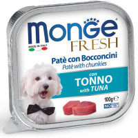 Monge Dog Wet Fresh Консерви для собак ніжний паштет із тунцем