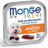 Monge Dog Wet Fresh Консерви для собак ніжний паштет з качкою