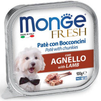 Monge Dog Wet Fresh Консервы для собак нежный паштет с ягненком