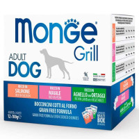 Monge Grill Adult Dog Multipack Lamb&Pork&Salmon Набір Консерв для дорослих собак з ягняти і лососем свинини