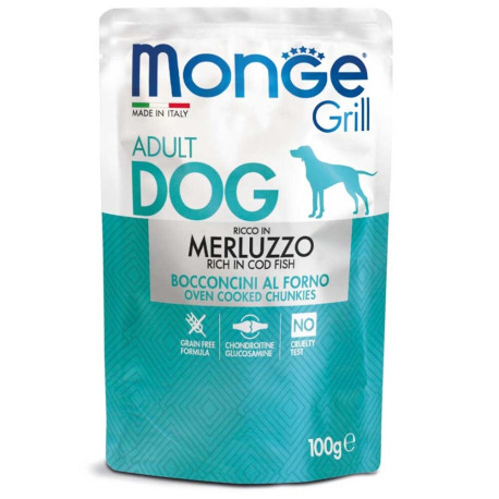 Monge Grill Adult Dog Merluzzo Консерви для дорослих собак із тріскою