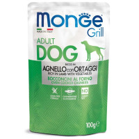 Monge Grill Adult Dog Agnello Ortaggi Консерви для дорослих собак з ягнятком та овочами