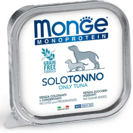 Monge Dog Wet Monoprotein Only Tuna Консерви монопротеїнові для собак паштет з тунцем