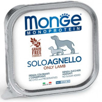 Monge Dog Wet Monoprotein Only Agnello Консерви монопротеїнові для собак паштет з ягнятком