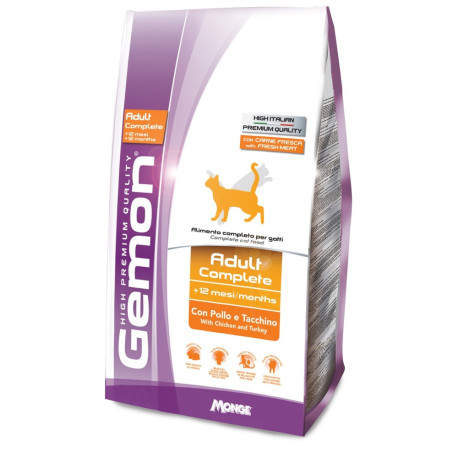 Gemon Complete Adult Cat Сухий корм для дорослих кішок з куркою та індичкою