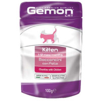 Gemon Kitten Консерви для кошенят з куркою в желе