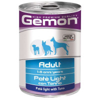 Gemon Adult Dog Light Консервы для взрослых собак всех пород паштет с тунeцем