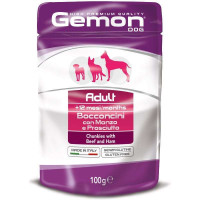 Gemon Adult Dog Консерви для дорослих собак усіх порід з яловичиною та шинкою в желе