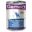 Gemon Medium Adult Dog Консервы для взрослых собак средних пород с тунцом и лососем