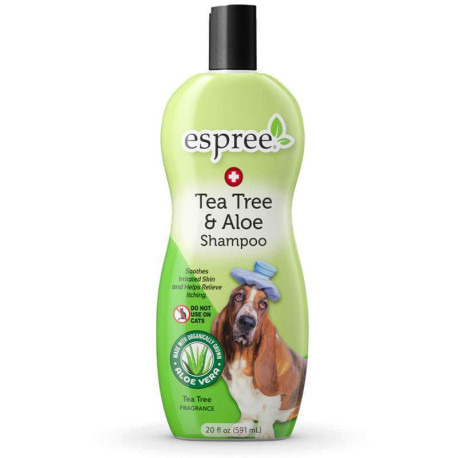 Espree Tea Tree & Aloe Shampoo Шампунь лечебный с маслом чайного дерева и экстрактом алоэ вера для собак с проблемной кожей