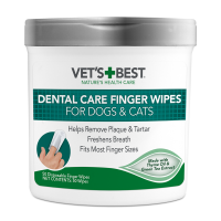 Vet`s Best Clean Teeth Wipes Влажные салфетки для ухода за полостью для собак и котов