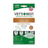 Vet`s Best Flea&Tick Drops Large Капли от блох и клещей для собак весом от 18 кг