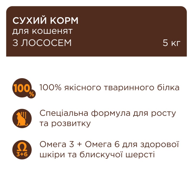 Club 4 Paws Premium Kitten Salmon Сухой корм для котят с лососем