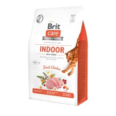 Brit Care Cat Adult Grain-Free Indoor Anti-Stress Беззерновой сухой корм для взрослых кошек со стрессом