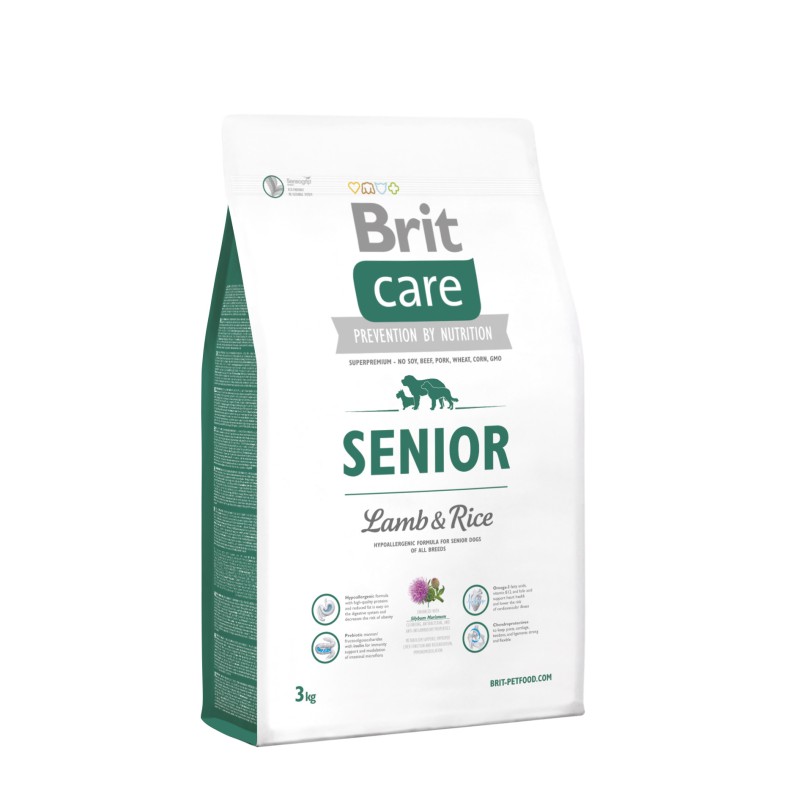 Brit Care Dog Senior Lamb and Rice Сухой корм для пожилых собак с ягненком и рисом