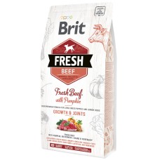 Brit Fresh Puppy Large Breed Beef and Pumpkin Беззерновой сухой корм для щенков крупных пород с говядиной и тыквой