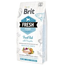 Brit Fresh Adult Large Breed Fish and Pumpkin Беззерновой сухой корм для взрослых собак крупных пород с рыбой и тыквой