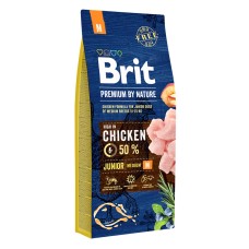 Brit Premium Dog Junior Medium Breed Chicken Сухой корм для щенков средних пород с курицей