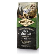 Carnilove Dog Adult Duck and Pheasant Беззерновой сухой корм для взрослых собак с уткой и фазаном