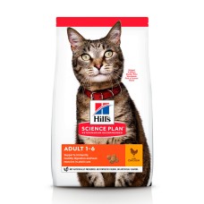 Hills Science Plan Feline Adult Chicken Сухой корм для взрослых кошек с курицей