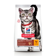 Hills Science Plan Feline Hairball Indoor Chicken Сухой корм для взрослых домашних кошек с курицей
