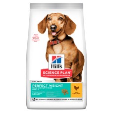 Hills Science Plan Canine Adult Perfect Weight Small and Mini Breed Chicken Сухой корм для взрослых собак мелких пород с ожирением с курицей