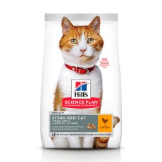Hills Science Plan Feline Sterilised Cat Young Adult Chicken Сухой корм для стерилизованных кошек с курицей