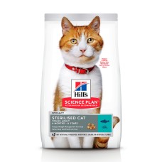 Hills Science Plan Feline Sterilised Cat Young Adult Tuna Сухой корм для стерилизованных кошек с тунцом