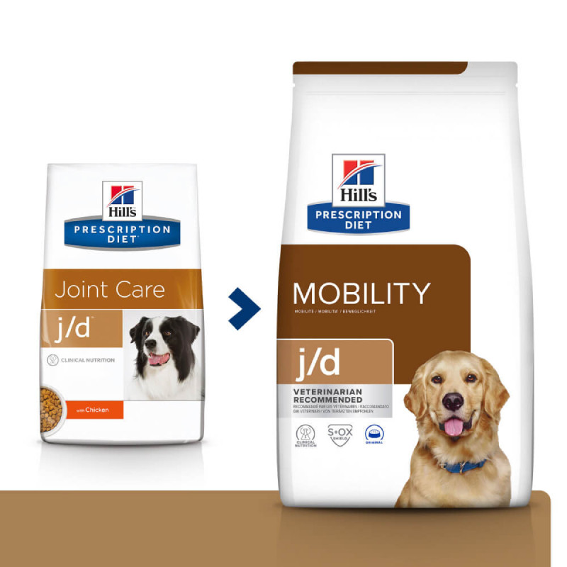 Hills Prescription Diet Canine j/d Joint Care Лечебный корм для взрослых собак при заболеваниях суставов