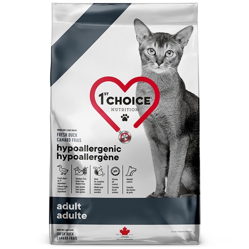 1st Choice Adult Cat Hypoallergenic Сухий гіпоалергенний корм для дорослих кішок з качкою