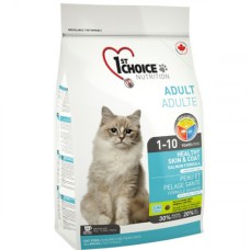 1st Choice Adult Cat Healthy Skin and Coat Сухой корм для взрослых кошек с лососем