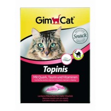 GimCat Topinis Витаминные мышки для кошек с творогом для микрофлоры кишечника