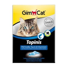 GimCat Topinis Витаминные мышки для кошек с форелью для микрофлоры кишечника