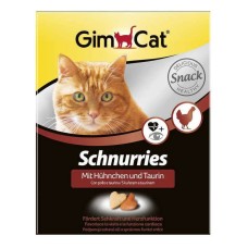 GimCat Schnurries Витамины для кошек с таурином и курицей
