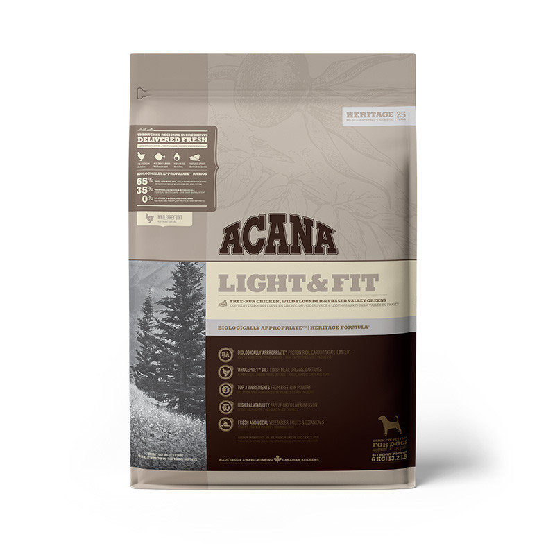Acana Heritage Light and Fit Сухой корм для собак с избыточным весом