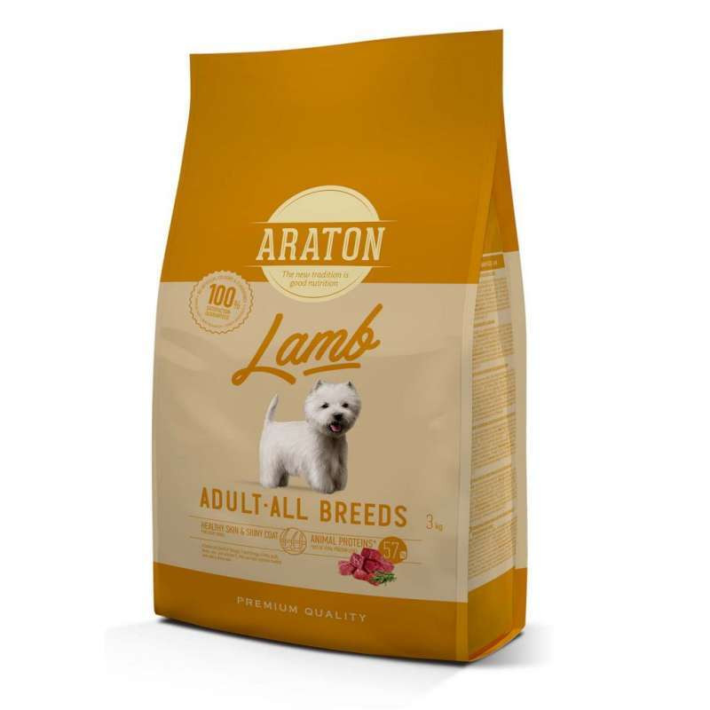Araton Dog Adult Lamb & Rice All Breeds Сухой корм для взрослых собак всех пород с ягненком и рисом