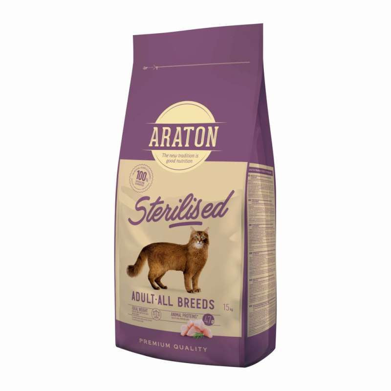 Araton Cat Adult Sterilised Сухой корм для стерилизованных кошек