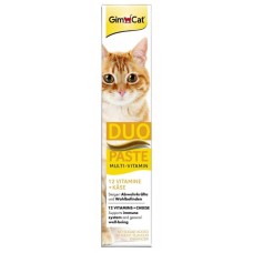 GimCat Multi-Vitamin Duo-Paste Мультивитаминная паста для кошек с сыром