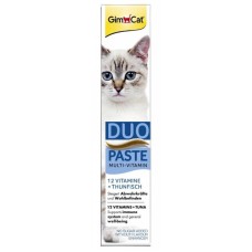 GimCat Multi-Vitamin Duo-Paste Мультивитаминная паста для кошек с тунцом