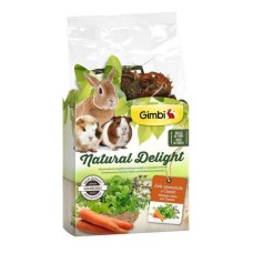 GimBi Natural Delight Травяной микс для грызунов с травами и морковью