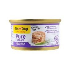 GimDog Little Darling Pure Delight Консервы для собак с цыпленком и тунцом