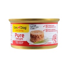 GimDog Little Darling Pure Delight Консервы для собак с тунцом и говядиной