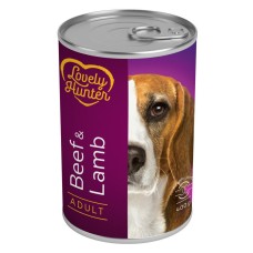 Lovely Hunter Dog Adult Beef & Lamb Консервы для взрослых собак с говядиной и ягненком в банке