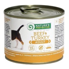 Nature's Protection Dog Adult Beef & Turkey Консервы для взрослых собак всех пород с говядиной и индейкой