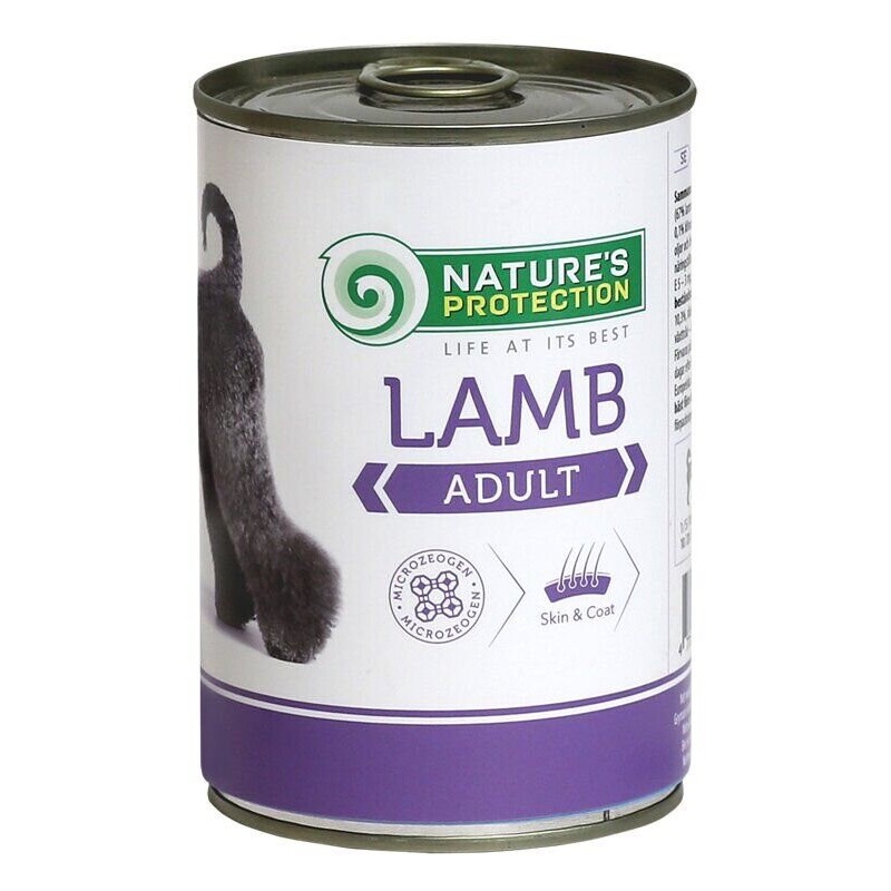 Nature's Protection Dog Adult Lamb Консерви для дорослих собак усіх порід з ягнятком