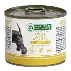 Nature's Protection Dog Adult Small Breeds Veal & Duck Консервы для взрослых собак мелких пород с телятиной и уткой